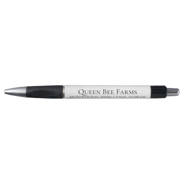 Queen Bee And Crown Promotional Pen (Front)