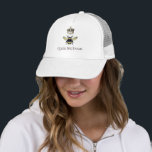 Queen Bee Apiary beekeeper Honey Products Trucker Hat<br><div class="desc">This lovely queen bee and crown hat for an apiary owner,  honey products seller. Add your business name. A must for your employees.</div>