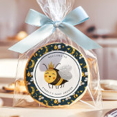 Queen Bee Baby Shower Sugar Cookie
