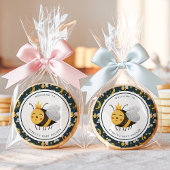 Queen Bee Baby Shower Sugar Cookie