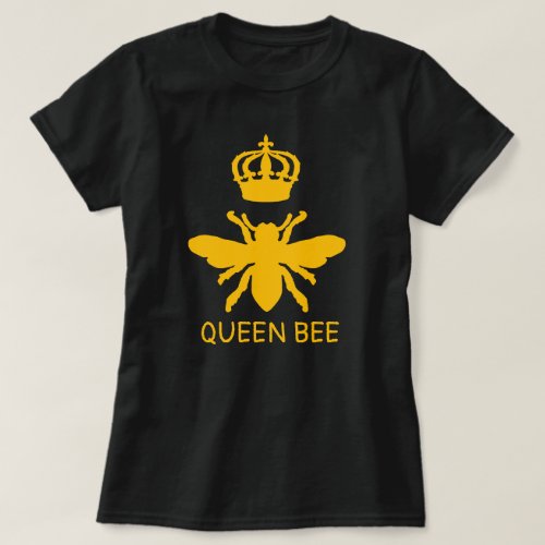 Queen Bee Black and Yellow T_Shirt