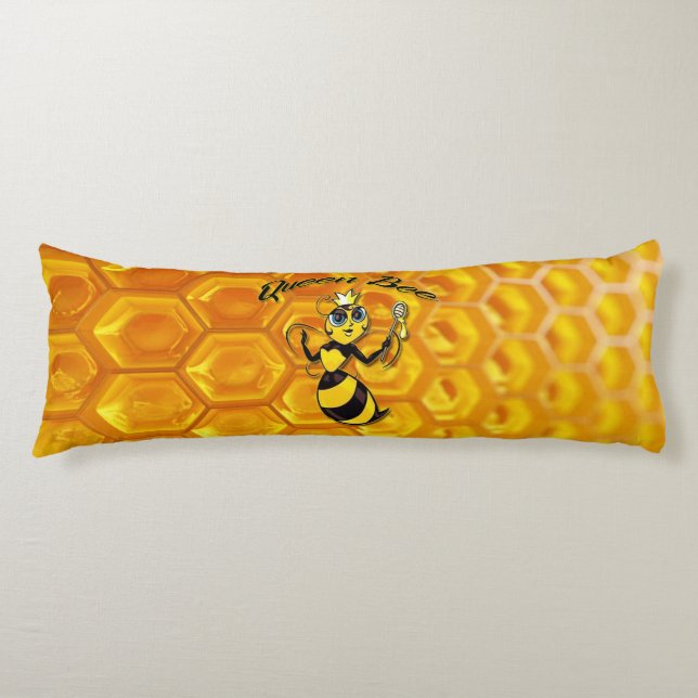 Queen Bee Body Pillow (Front)