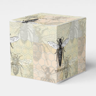 Queen Bee Bug Insect Antique Illustration Favor Boxes