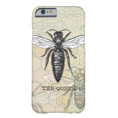 Queen Bee Bug Insect Bees Illustration Barely There iPhone 6 Case