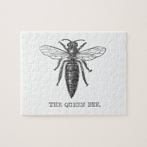 Queen Bee Bug Insect Bees Illustration Jigsaw Puzzle