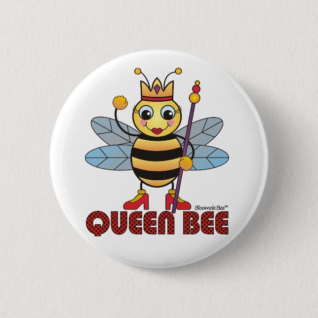 Queen Bee Button (Front)