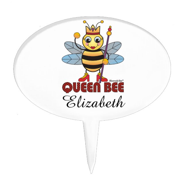 Queen Bee Cake Topper (Front)