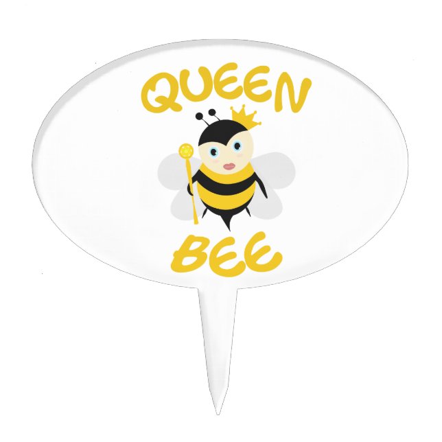 Queen Bee Cake Topper (Front)