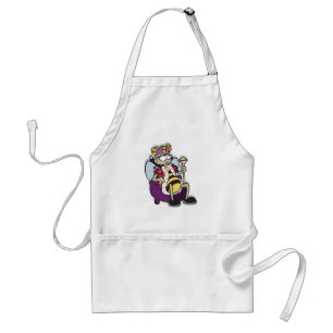 queen bee cartoon adult apron