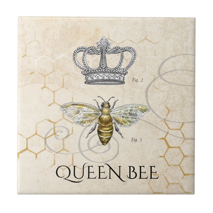 Queen Bee Ceramic Tile Zazzle