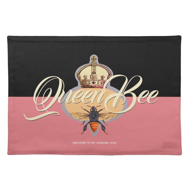Queen Bee Cloth Placemat (Front)