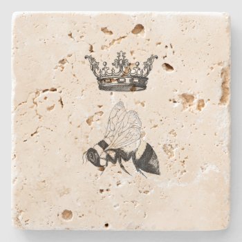 Queen Bee Coaster by aftermyart at Zazzle