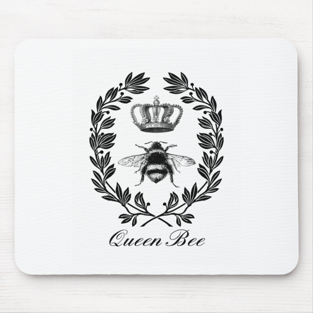 Queen Bee Collection by ThePreciousPast Mouse Pad (Front)