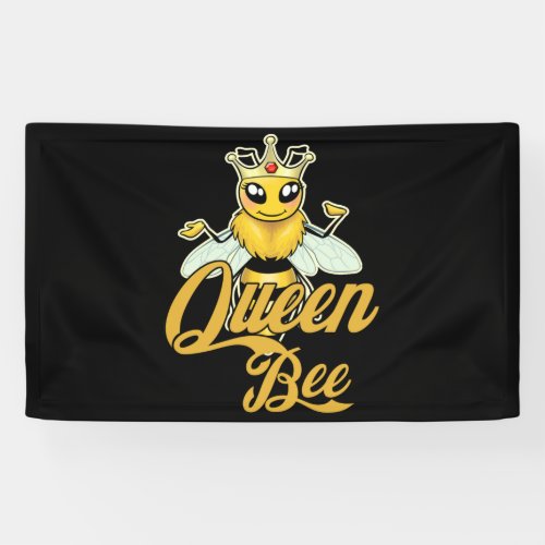 Queen Bee Crown Honey Bee Hive Gift Banner