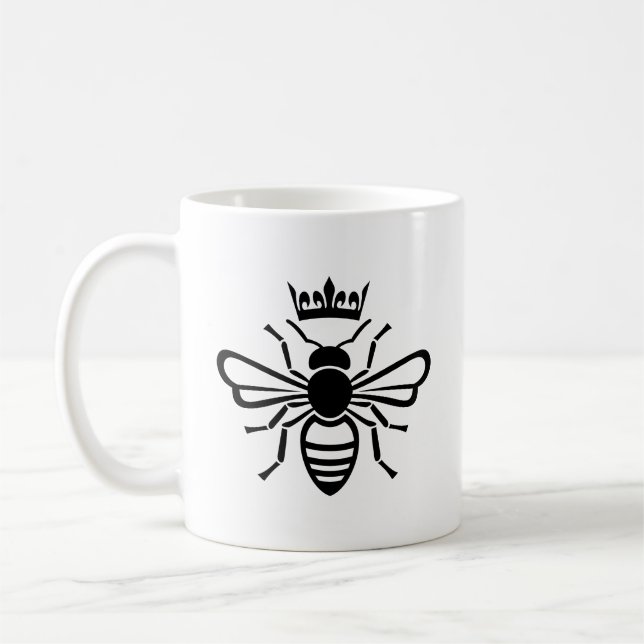 Queen Bee Crown on Mug (Left)
