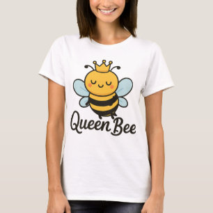 Queen Bee – Cute Honeybee Illustration Shirt