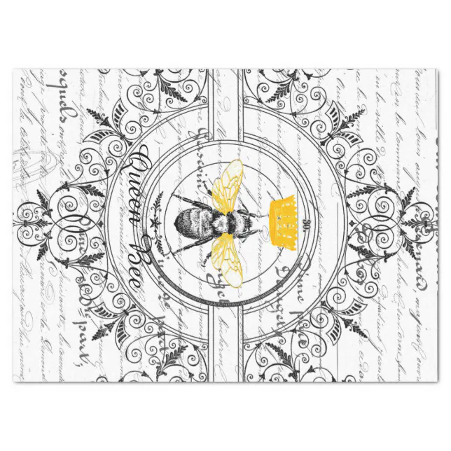 Queen Bee Decoupage Tissue Paper Zazzle