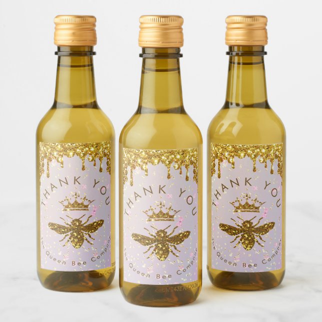 Queen bee  design  bottle labels (Bottles)