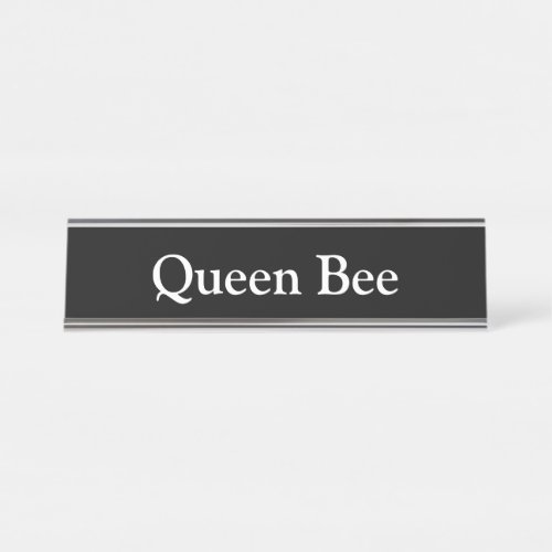 Queen Bee Desk Name Plate