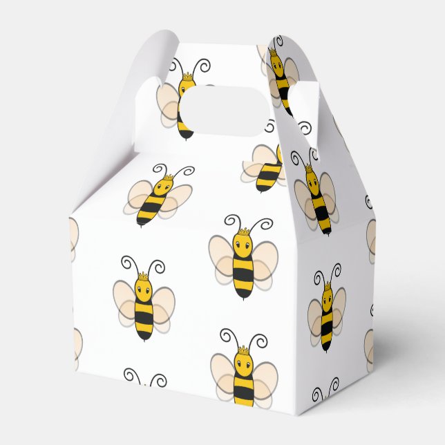Queen Bee Favor Boxes (Front Side)