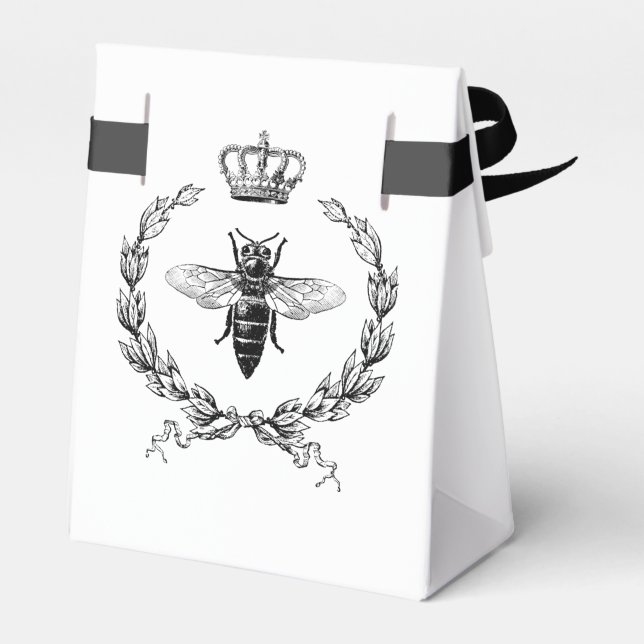 Queen Bee Favor Boxes (Back Side)