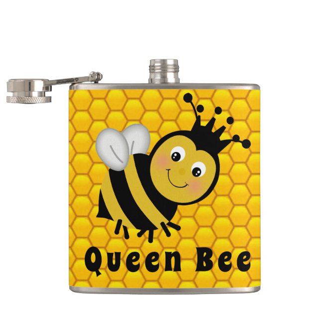 Queen Bee Flask (Opened)