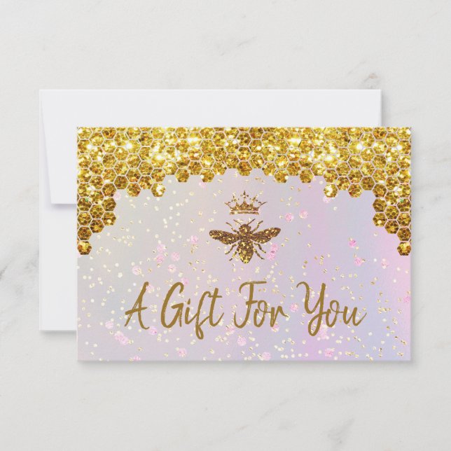 Queen Bee gift certificate (Front)