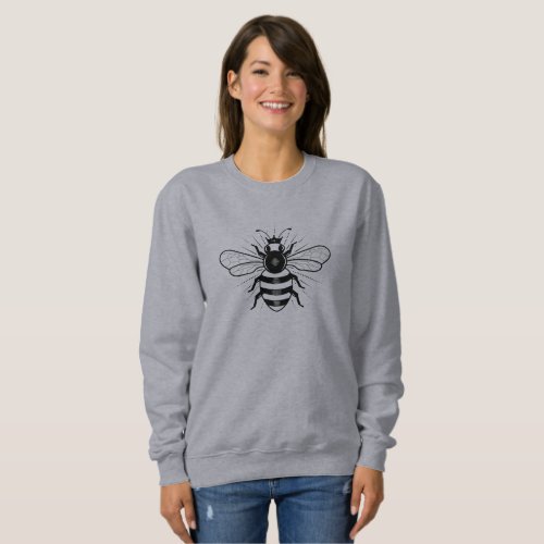 Queen Bee Gray Sweatshirt  T_Shirt