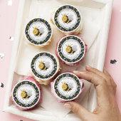 Queen Bee Honey Bee Cute Baby Shower Edible Frosting Rounds