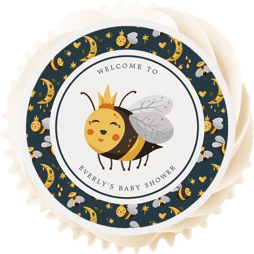 Baby Shower Treats 13 Queen Bee Honey Bee Cute Baby Shower Edible Frosting Rounds
