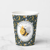 Queen Bee Honey Bee Cute Baby Shower Paper Cups | Zazzle