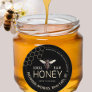 Queen Bee Honey Jar Label Local Raw Hand Bottled