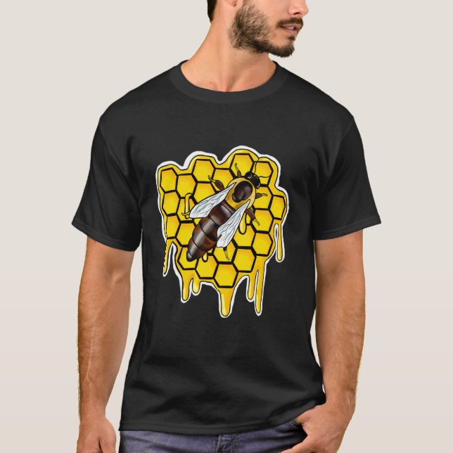 Queen Bee Honeycomb T-Shirt (Front)