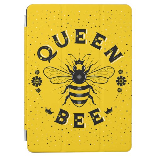 Queen Bee iPad Cover Case Yellow