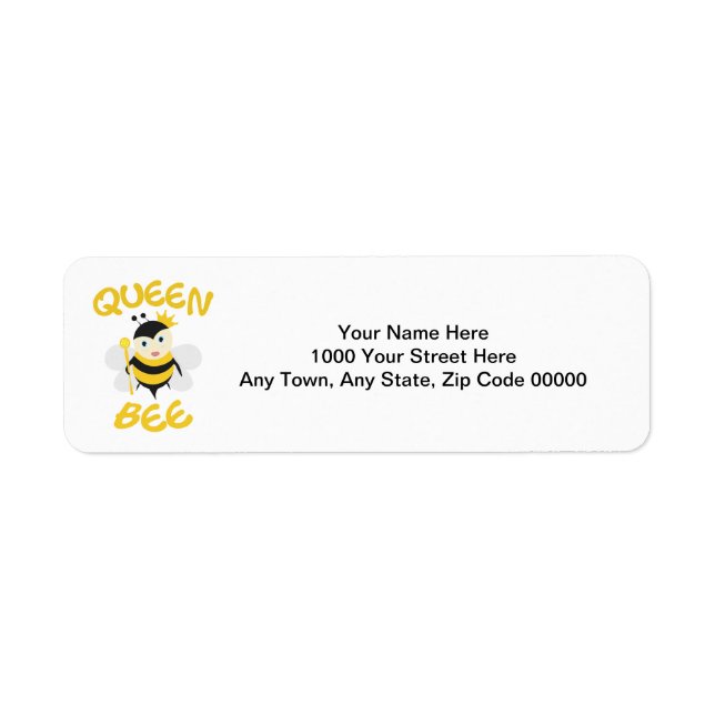 Queen Bee Label (Front)