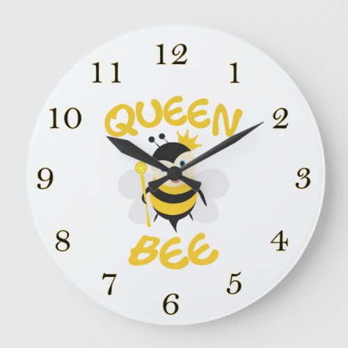 Queen Bee Large Clock