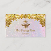 Queen Bee logo Business Card (Front)