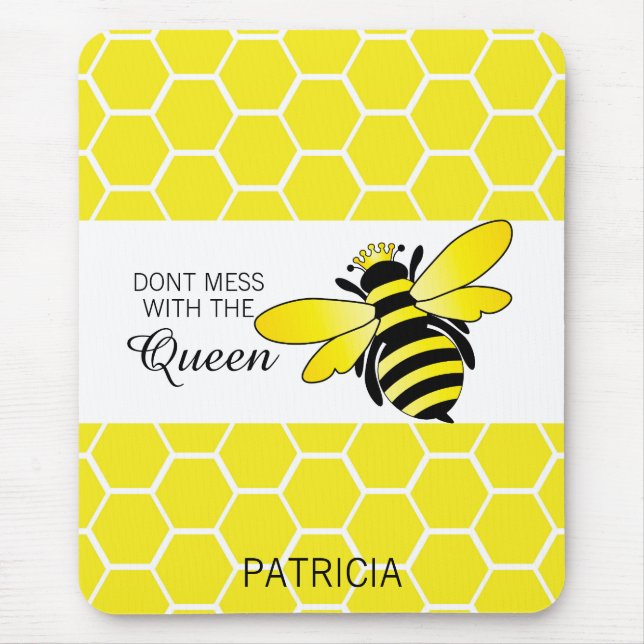 Queen Bee Mouse Pad (Front)
