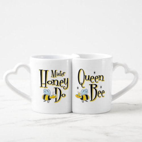 Queen Bee Mr Honey Do Coffee Mug Set