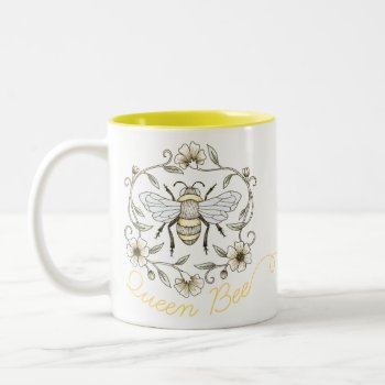 Queen Bee Mug by AnitaGoodesign at Zazzle