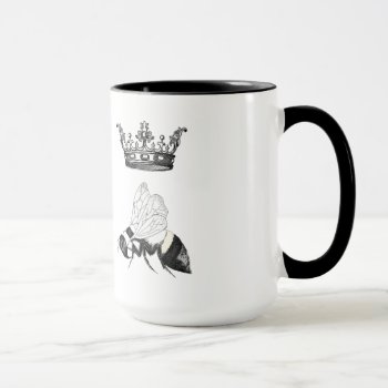 Queen Bee Mug by aftermyart at Zazzle
