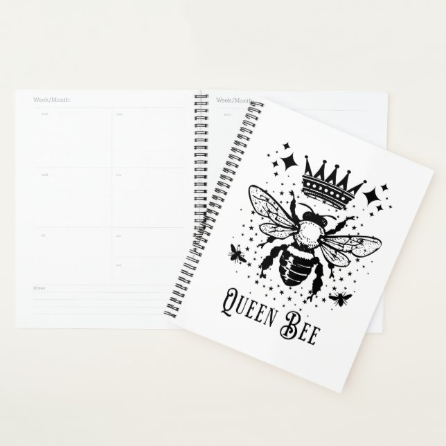 Queen Bee – Mystical Tarot Emblem Planner (Display)