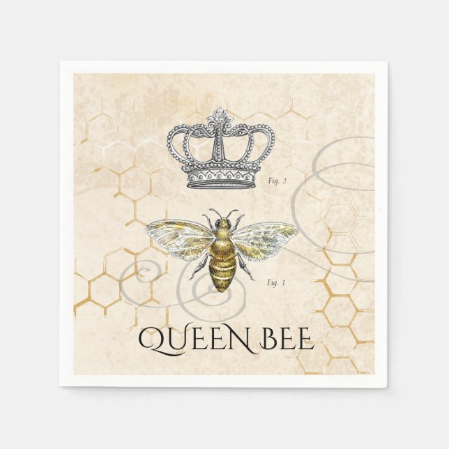 Queen Bee Napkins (Front)