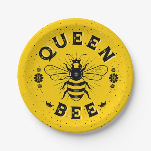 Queen Bee Paper Plates
