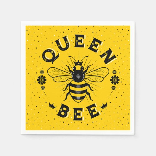 Queen Bee Party Napkins