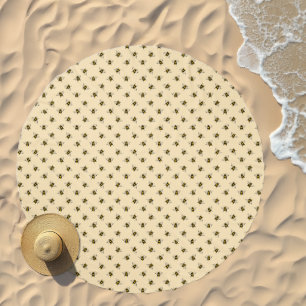 Queen Bee Pattern Beach Towel