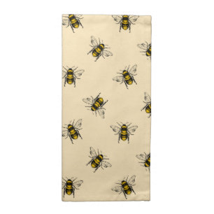 Queen Bee Pattern Cloth Napkin