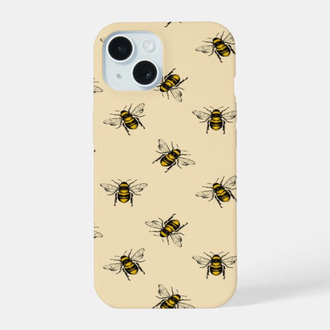 Queen Bee Pattern Iphone Case (Back)