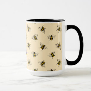 Queen Bee Pattern Mug