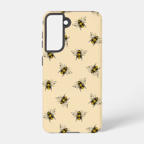 Queen Bee Pattern Samsung Galaxy S21 Case
